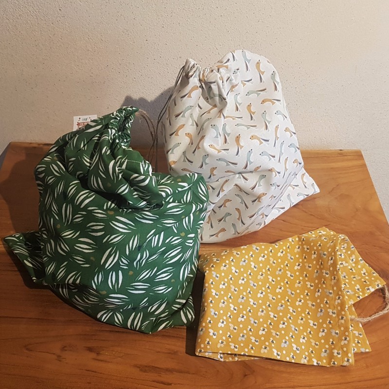 Sac à vrac en tissu grand format Laur En Vrac Épicerie vrac